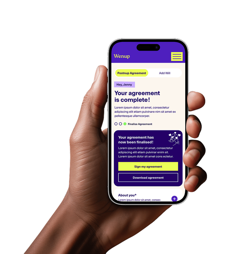 Step 5 sign and complete your agreement